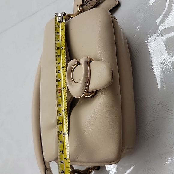 Coach Pillow Tabby Shoulder Crossbody Bag In Soft Cream - Picture 10 of 13